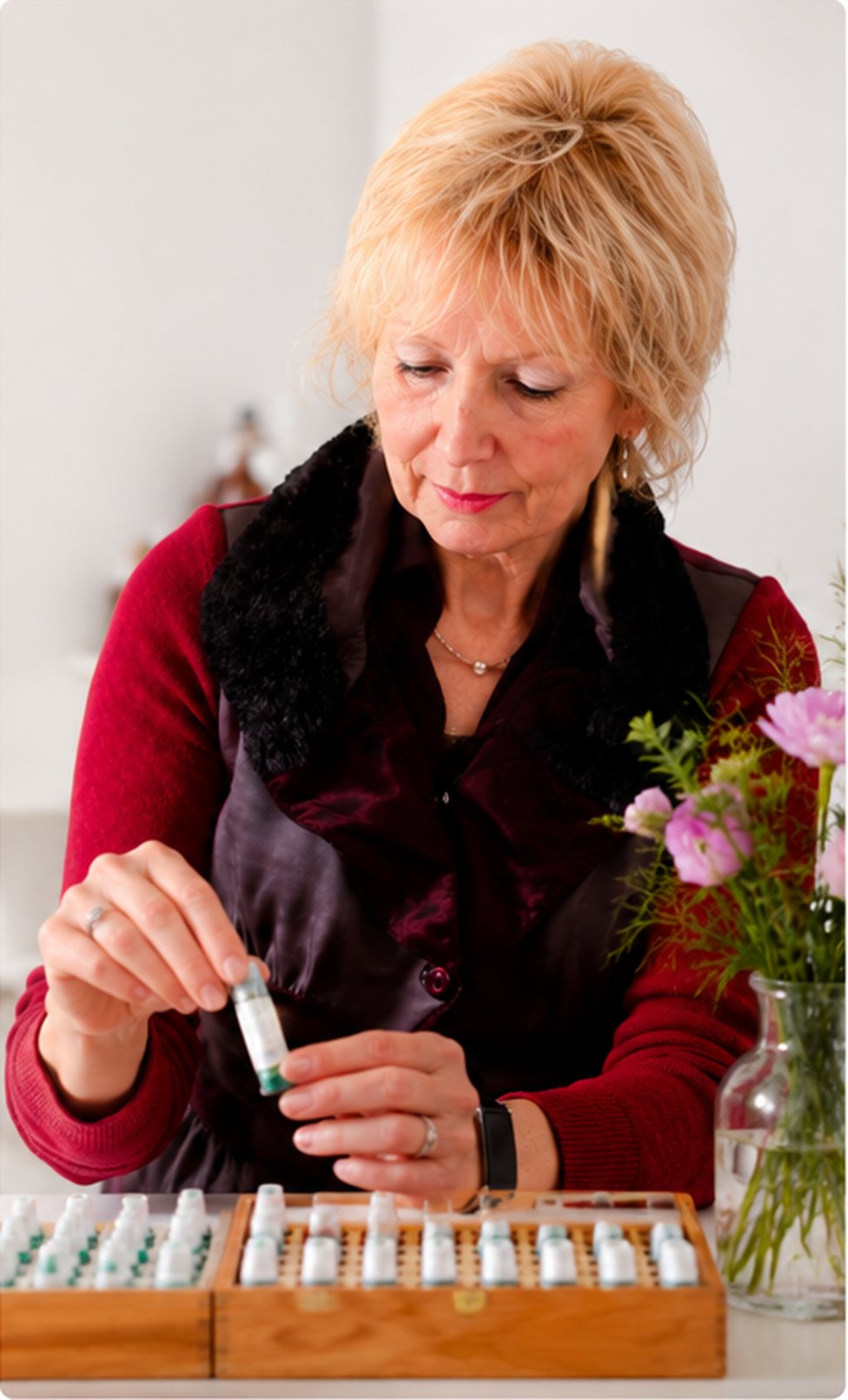 Annette Augustin werkt met homeopathische middelen